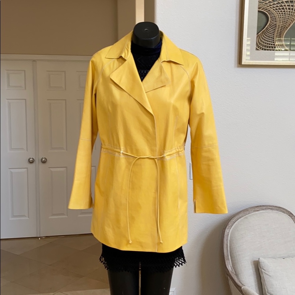 Lafayette 148 New York leather jacket
